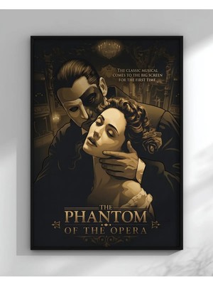 The Phantom Of The Opera Film Posteri Çerçeveli Tablo Sinema Odası Duvar Dekoru