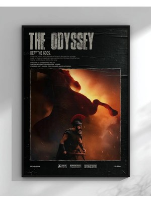 The Odyssey Movie Poster Concept Film Posteri Çerçeveli Tablo Sinema Odası Duvar Dekoru