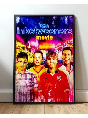 The Inbetweeners Movie Film Posteri Çerçeveli Tablo Sinema Odası Duvar Dekoru