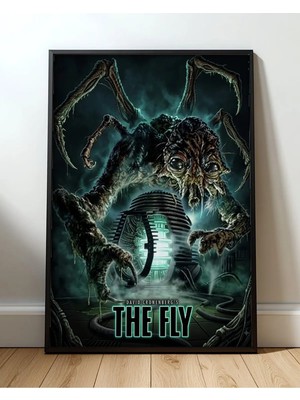 The Fly Film Posteri Çerçeveli Tablo Sinema Odası Duvar Dekoru