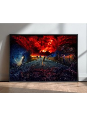 Three Seasons Film Posteri Çerçeveli Tablo Sinema Odası Duvar Dekoru
