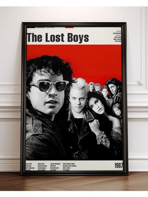 The Lost Boys Film Posteri Çerçeveli Tablo Sinema Odası Duvar Dekoru