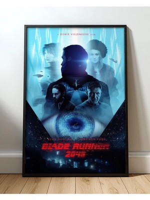 Blade Runner 2049 Tasarım 9 Film Posteri Çerçeveli Tablo Sinema Odası Duvar Dekoru