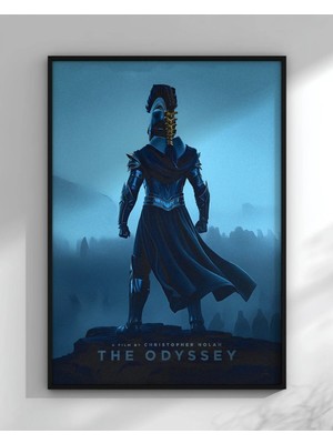 The Odyssey Christopher Nolan Film Film Posteri Çerçeveli Tablo Sinema Odası Duvar Dekoru