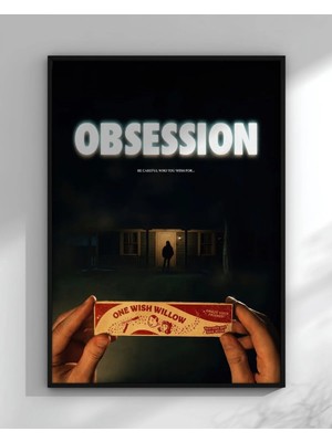 Obsession Movie Film Posteri Çerçeveli Tablo Sinema Odası Duvar Dekoru