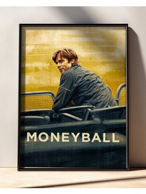 Moneyball Film Posteri Çerçeveli Tablo Sinema Odası Duvar Dekoru