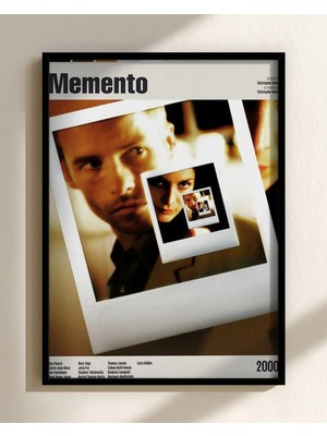 Memento Film Posteri Çerçeveli Tablo Sinema Odası Duvar Dekoru