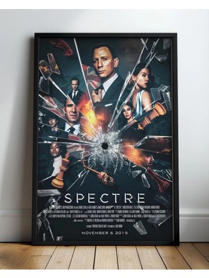 Spectre Film Posteri Çerçeveli Tablo Sinema Odası Duvar Dekoru