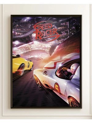 Speed Racer Film Posteri Çerçeveli Tablo Sinema Odası Duvar Dekoru
