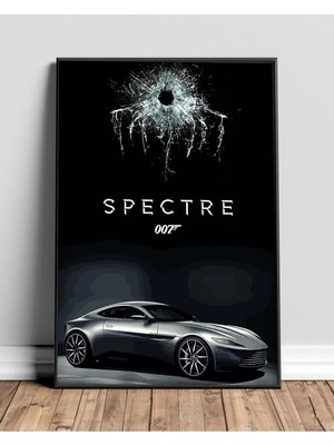 Spectre 007 Film Posteri Çerçeveli Tablo Sinema Odası Duvar Dekoru