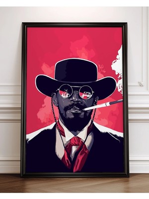 Quentin Tarantino Movies Film Posteri Çerçeveli Tablo Sinema Odası Duvar Dekoru