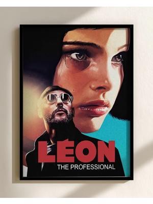 Léon The Professional Film Posteri Çerçeveli Tablo Sinema Odası Duvar Dekoru