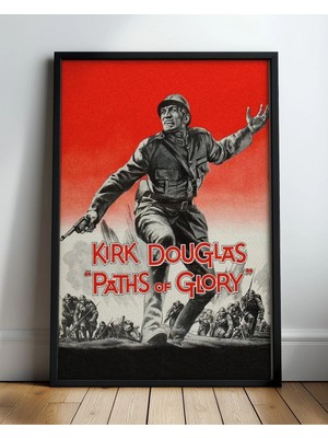 Paths Of Glory Movie Cover Film Posteri Çerçeveli Tablo Sinema Odası Duvar Dekoru