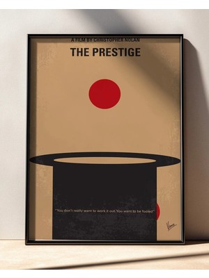 The Prestige Minimal Movie Poster Two Stage Film Posteri Çerçeveli Tablo Sinema Odası Duvar Dekoru