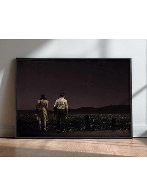 La La Land Movie Artwork Film Posteri Çerçeveli Tablo Sinema Odası Duvar Dekoru