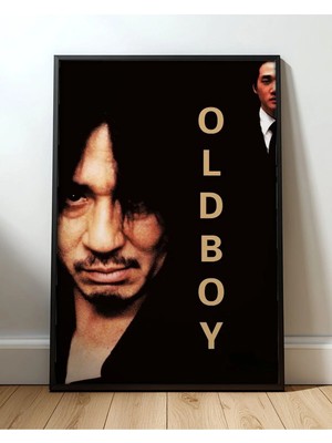 Oldboy Film Posteri Çerçeveli Tablo Sinema Odası Duvar Dekoru