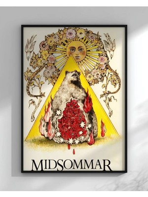 Midsommar Film Posteri Çerçeveli Tablo Sinema Odası Duvar Dekoru