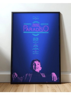 Nuovo Cinema Paradiso Film Posteri Çerçeveli Tablo Sinema Odası Duvar Dekoru