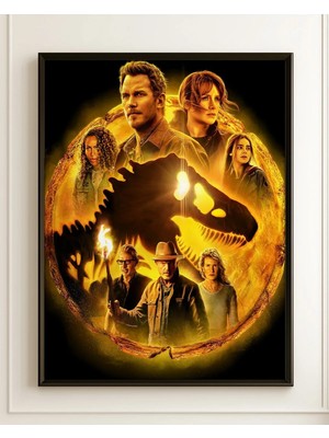 Jw Dominion Film Posteri Çerçeveli Tablo Sinema Odası Duvar Dekoru