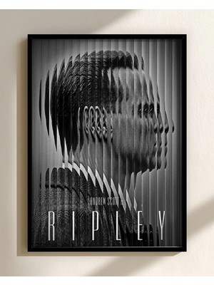 Ripley Tv Series Film Posteri Çerçeveli Tablo Sinema Odası Duvar Dekoru