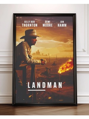 Landman Film Posteri Çerçeveli Tablo Sinema Odası Duvar Dekoru
