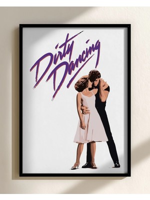Dirty Dancing Film Posteri Çerçeveli Tablo Sinema Odası Duvar Dekoru
