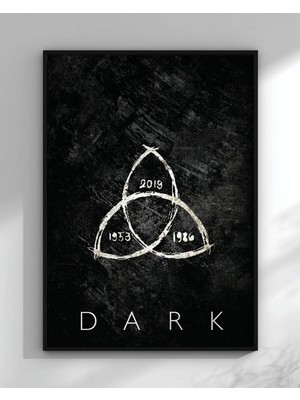 Dark Tv Show Film Posteri Çerçeveli Tablo Sinema Odası Duvar Dekoru
