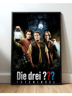 Die Drei Toteninsel Film Posteri Çerçeveli Tablo Sinema Odası Duvar Dekoru