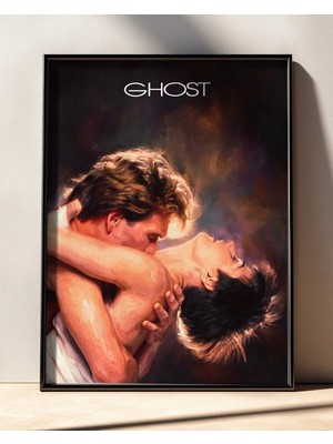 Ghost Film Posteri Çerçeveli Tablo Sinema Odası Duvar Dekoru