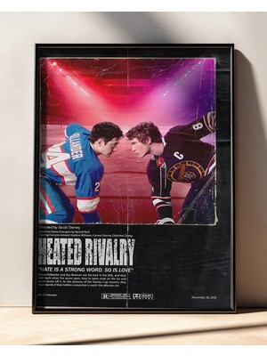 Heated Rivalry Film Posteri Çerçeveli Tablo Sinema Odası Duvar Dekoru