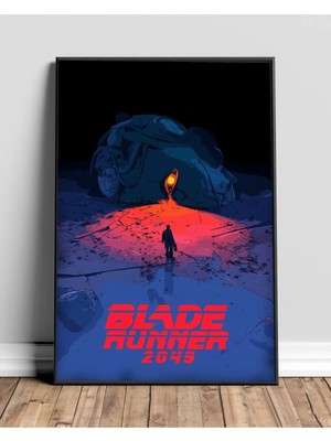 Blade Runner 2049 Movie Film Posteri Çerçeveli Tablo Sinema Odası Duvar Dekoru