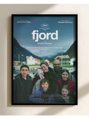 Fjord Film Afişi Çerçeveli Tablo Film Poster Sinema Salon Duvar Dekoru Hediye
