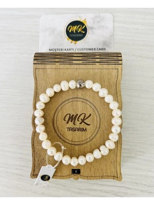 MK Tasarım Gerçek Inci Bileklik 44687854