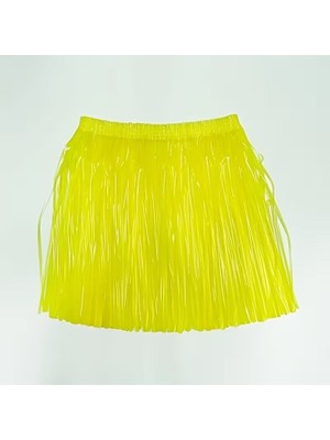 Epilons Neon Sarı Hawaii Parti Eteği 40 cm