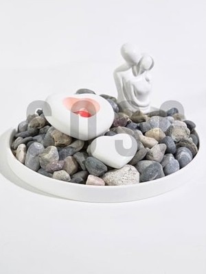 Doğal Nazilli Dere Çakıl Taşı, Tamburlanmış Dekoratif Taş, Renkli Dolomit, 2-4 Cm, 3 Kg, Saksı Dibi, Akvaryum ve Bahçe Düzenleme