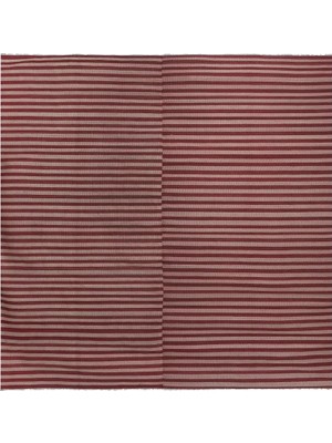 Etnik Bulvar Yün Ekru El Dokuması Kilim 290 x 297 cm