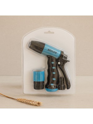 Royaleks 3-In-1 Sulama Tabanca Seti (Tabanca + 2 Bağlantı Aparatı)