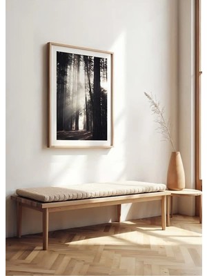 Yosemite Vadisi Ahşap Çerçeveli Mdf Tablo Poster Salon Duvar Dekoru Hediye