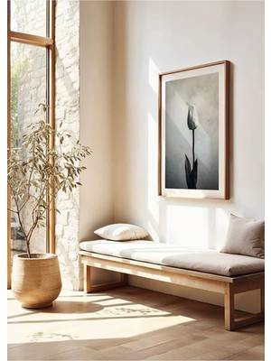 Serendipity Soyut Ahşap Çerçeveli Mdf Tablo Poster Salon Duvar Dekoru Hediye