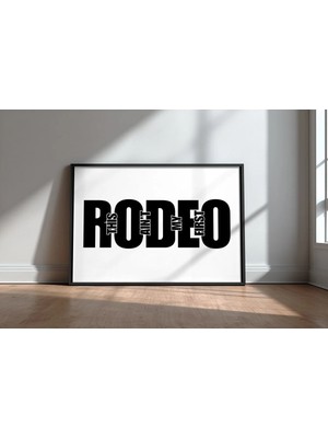 This Ain't My First Rodeo Komik Ingilizce Yazılı No 1 Çerçeveli Mdf Tablo Poster Salon Hediye