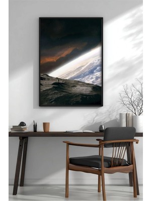 Huzur Part 2 Bilim Kurgu Çerçeveli Mdf Tablo Poster Salon Duvar Dekoru Hediye