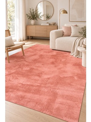 Modanı Seç Pufur Siyahon Peluş Halı Rose Kaymaz Tabanlı Ekstra Yumuşak Tüy Dökmez Yüksek Havlı Özel Ölçü Halı