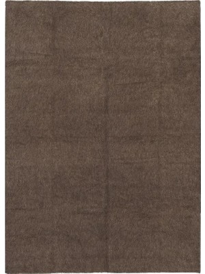 Etnik Bulvar Yün Kahverengi El Dokuması Kilim 164 x 215 cm