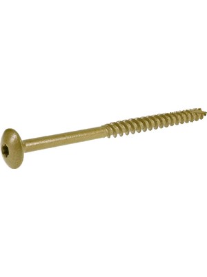 Pro 47878 Lag Vidaları, 5/16 "x 5", Star Drive Inşaat Gecikme Vidaları, Pas Dayanıklı, Seramik Kaplı Bronz, 5 Lb Küvet, 75 Adet