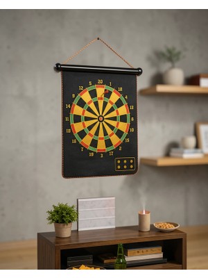 Manyetik Dart Seti Katlanabilir 6 Ok Eşliğinde