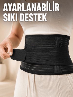Str Store Elastik Bel Destek Korsesi Ayarlanabilir Cırtlı Sıkma Bantlı Bel Kemeri