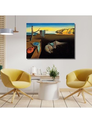 Tekli Yatay Kanvas Duvar Tablosu Salvador Dali Belleğin Azmi, 150 x 100