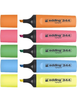 Edding-Fosforlu Kalem Karışık Renk 5 Li 344