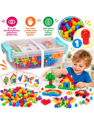 Str Store 470 Mozaik Kutulu Puzzle Küçük (80PCS)