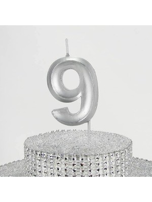 Dokuz Rakamlı Altın Mum 6.5 cm